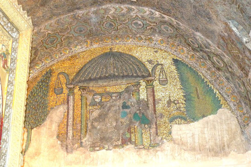 Mosaik im Koster Mor Gabriel (Photo: Christian Meyer, September 2011) 