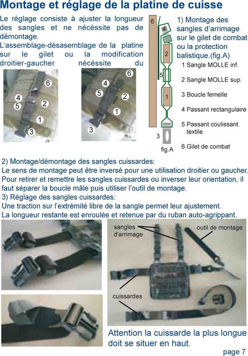 Holster, reglementaire, armee, de, terre, emd, france francaise, française, tactical, etui, pamas, MAC 50,  G1, arme, tta, cuisse, pa,