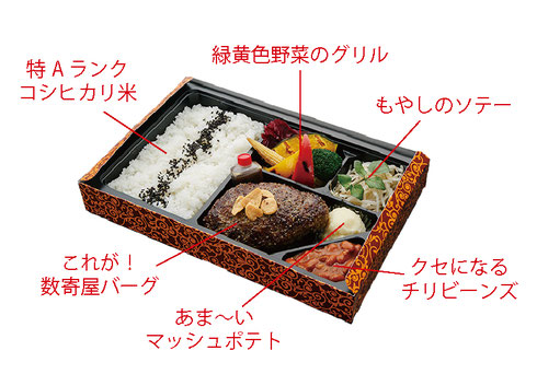お弁当 Take Out 銀座 数寄屋バーグ