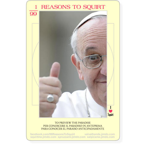 pope francis in his infinite goodness gives his blessing to the youth learn to know themselves