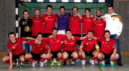 "Futsalicious Essen I" - hier noch in der KOnstellation vom FVN Futsal-Niederrheinpokalfinale im Dezember 2013 (Foto: Danail Vazov)