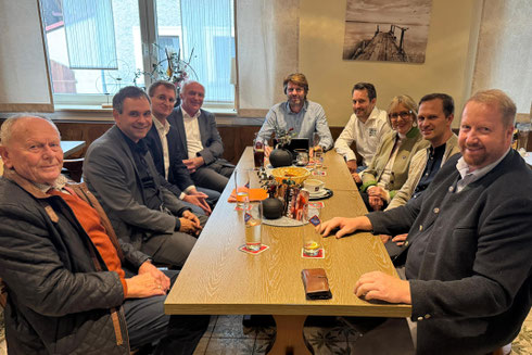 Koalitionsgespräch in Germannsdorf