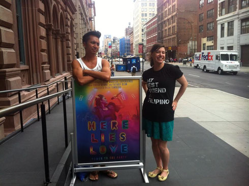 Me and Allison outside the theater