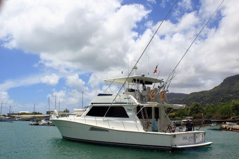 Seychelles fishing large boat