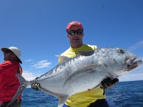 Seychelles fishing GT Seb 1 Oct. 2013