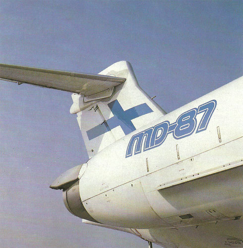 Leitwerk einer MD-87 der Finnair/Courtesy: Finnair