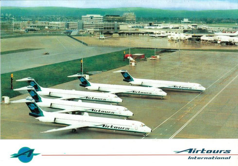 Die ersten fünf MD-83 auf einem Foto!/Courtesy: Airtours International
