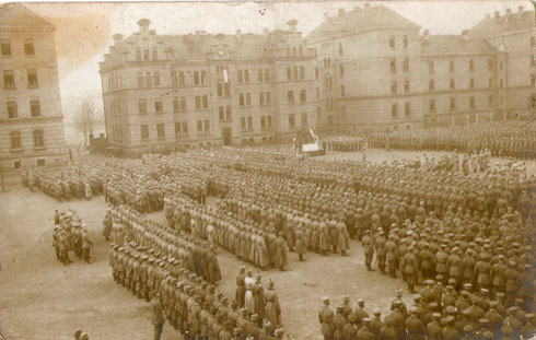 Mobilmachung RIR 92 im August 1914 in Osnabrück