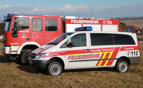 neues Crawinkler Feuerwehr-Einsatzfahrzeug - im Dienst seit Februar 2014