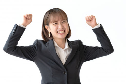 ポジティブな女性
