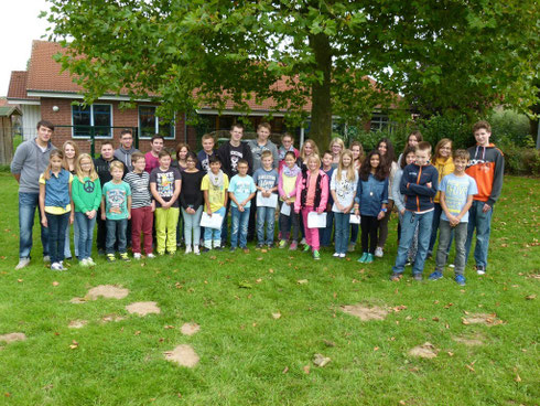 Klasse 5b mit ihren Paten
