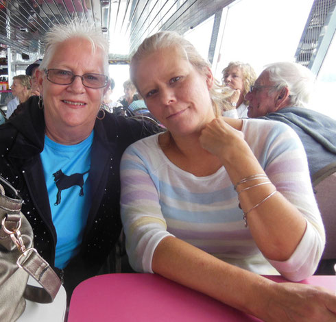 2015 Two Island Ladies Having Some Shipboard Fun in The Bar