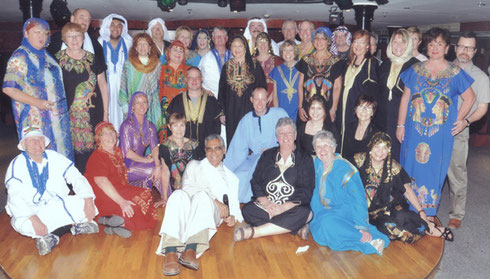 2016 Our Group Aboard the Mirage II on our Dress-up Egyptian Party Night