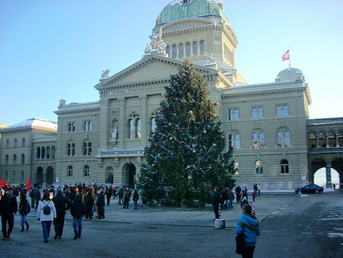 2008 The Parliament House in Bern, Switzerland, a City that Knows How to Do Christmas