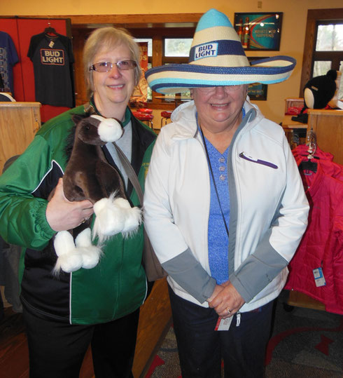 2016 Here are Two Happy Shoppers After our Budweiser Tasting In Merrimac, NH