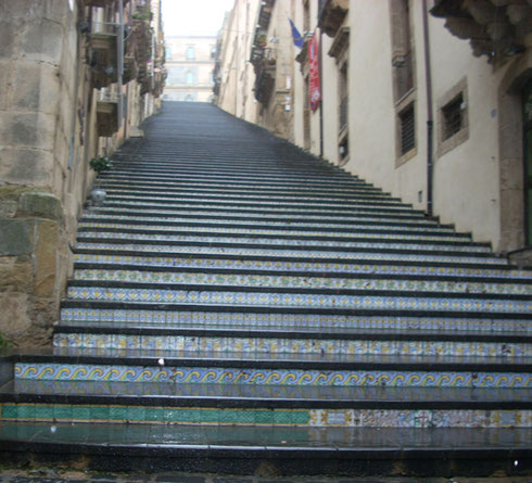 2011 Some of us Climbed the Scala de Santa Maria del Monte in Caltagirone, Sicily 