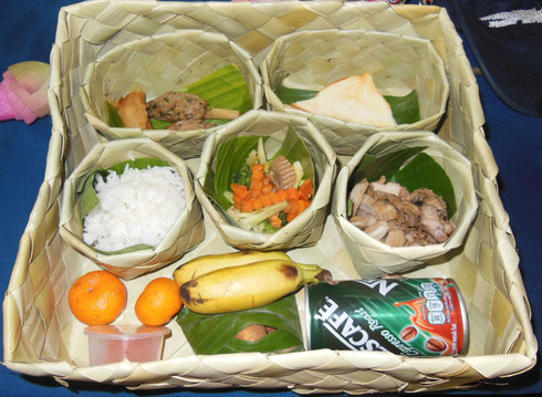 2015 A Boxed Lunch at the Kompong Phhluk Restaurant at Cambodia's Largest Lake