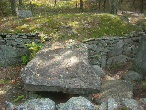 The Sacrificial Slab at America's Stonehenge dates back about 4000 Years