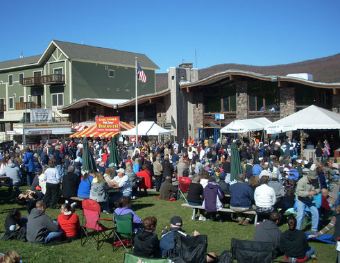 Oktoberfest takes Place Indoors and Outside at the Beautiful Hunter Mountain Resort