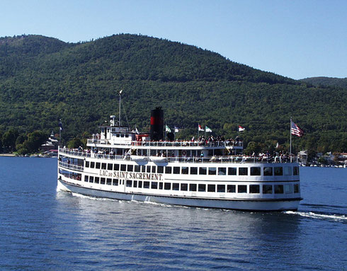 Enjoy a Buffet Lunch aboard Lac du Sacrement as you Cruise Lake George