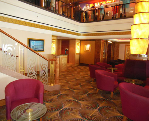 2015 One of the Deck Five Lounges Aboard Norwegian Gem, our Home Away from Home