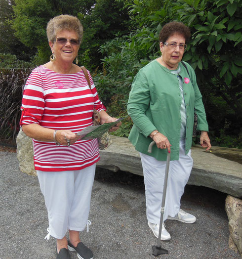 2015 We all Left the Coastal Maine Botanical Gardens with Happy Memories