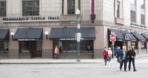 An Old Favorite for Italian Cuisine, Maggiano's can be Found in Boston's Park Square