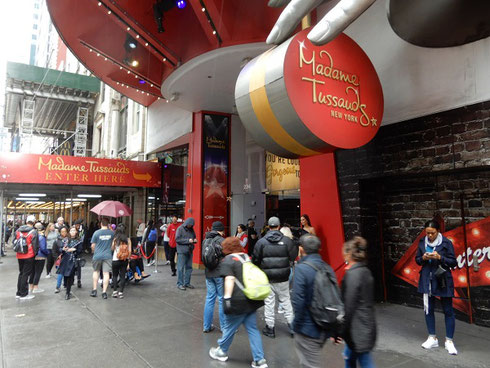 Madame Tussaud's Wax Museum is just a few Blocks from our Hotel