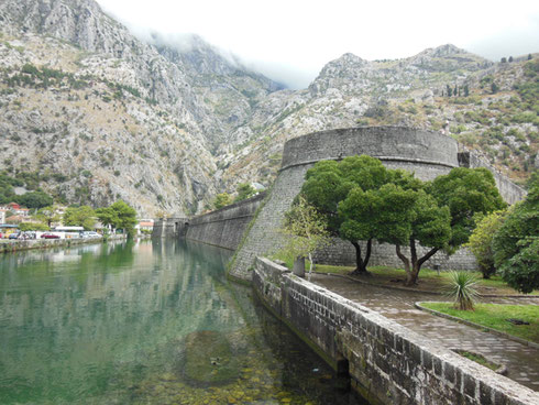 Montenegro's Walled City of Kotor is Built Tight to the Mountains and Protected by a Moat