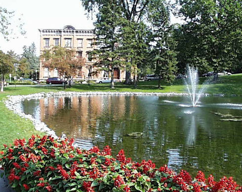 Saratoga Springs Casino is now a Historical Museum set in a Beautiful Park