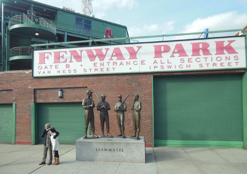 Fenway Park was one of the stops on our Tour of Boston