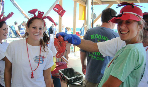 Freshly Boiled Lobsters and Clams are the Best at this Festival!