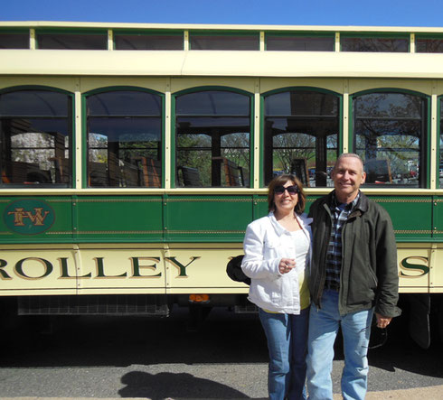 2013 The Trolley Brought us All Over Hershey, Pennsylvania on our Tour