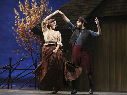 Dancers on the set of Fiddler on the Roof