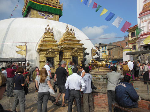 2013 The Swoyambhuanth Stupa, Kathmandu's famous Monkey Temple