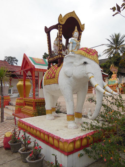 2015 The Temple Complex at this little village had this Wonderful Elephant Shrine