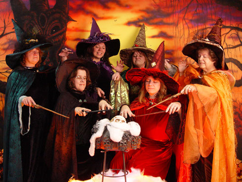 All of these witches were with us on our 2009 trip to Salem - Do you Believe in Witches?