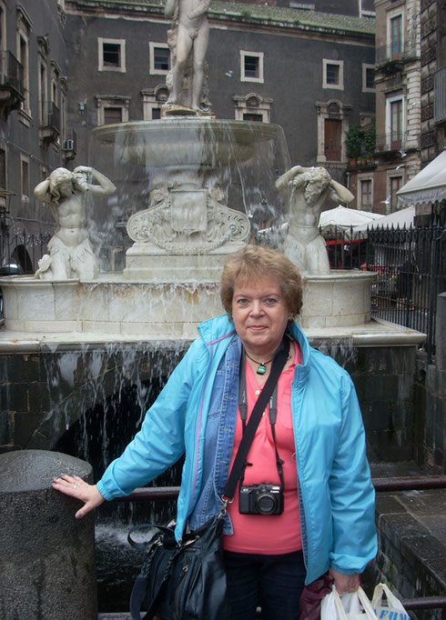 2011 This Fountain is at the Edge of the Main Square in Catania, Sicily