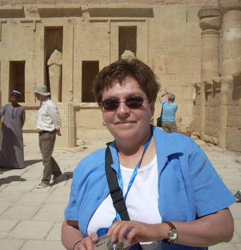 2009 One of our passengers pauses to savor the beauty and aura of Hatshepsut's Temple