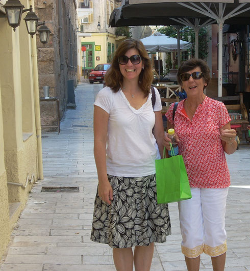 2011 Naufplio - These two would Agree that the Shopping Is Great at this Port Town