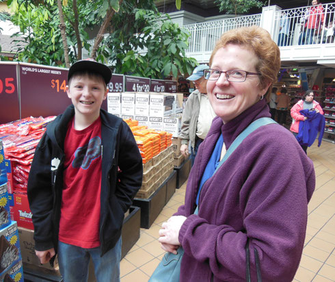 2013 One of our Younger Passengers Shopped Just After the Chocolate World Ride