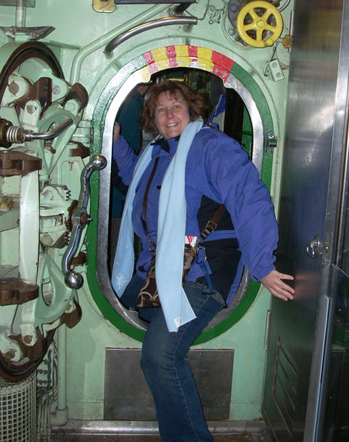 2010 Climbing Through Hatches and Doorways on the Submarine at the Intrepid Museum