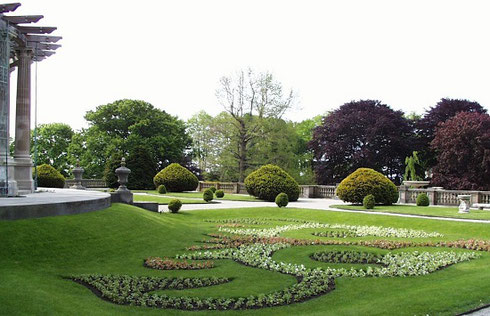 The Beautifully Landscaped Gardens at The Breakers