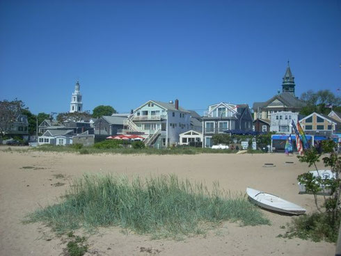 A View of Provincetown from the Beach