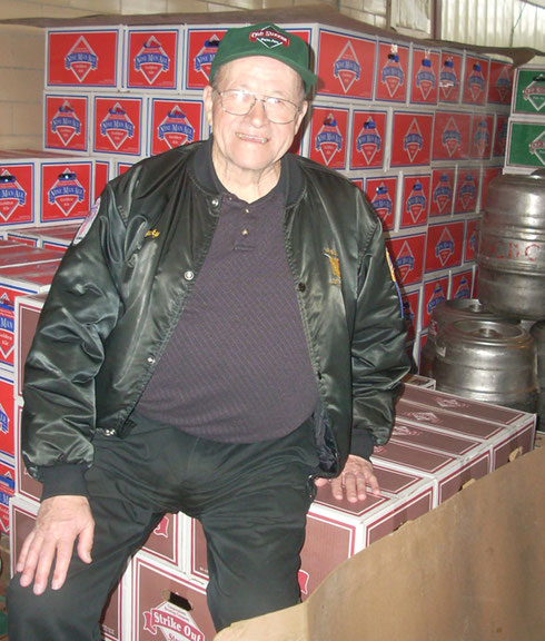 2011 Here he is Taking a Well-Deserved Rest on the Inventory at Cooperstown Brewery 