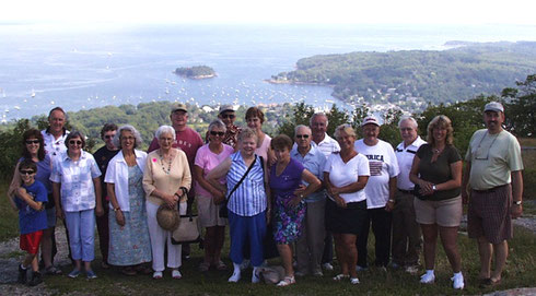 2004 Our First Trip to Boothbay - We're on the Top of Mount Battie - Recognize Anybody?