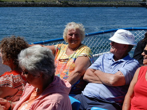 A Group of Travelers on our Last Trip to Cape Cod Canal - What a Beautiful Sunny Day