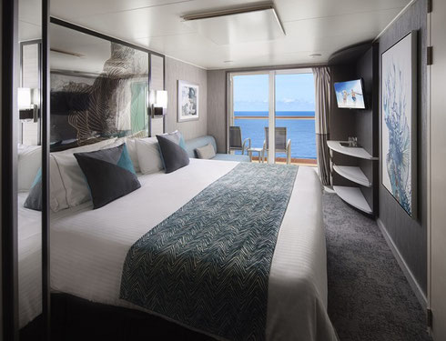 Balcony Cabins aboard Norwegian Jewel are Comfortable and Spacious
