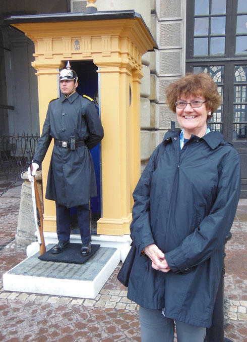 2014 We're Not Quite Sure Who's on Guard at the Royal Palace in Stockholm