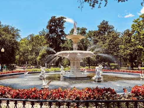 The Beautiful Fountain in Savannah's Historic District is only One of the Sights you'll See